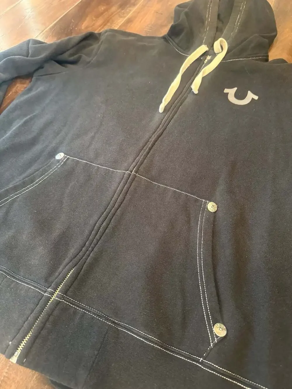 Vintage True Religion World Tour Fashion for the Senses Full Zip Hoodie